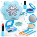 Pretend Makeup for Toddlers 3-5, Kids Play Makeup Set for Little Girls 3-4 4-6, Frozen Toys Toddler Fake Make Up Kits with Purse, Princess Birthday Gift for Girls 3 4 5 6 Year Old
