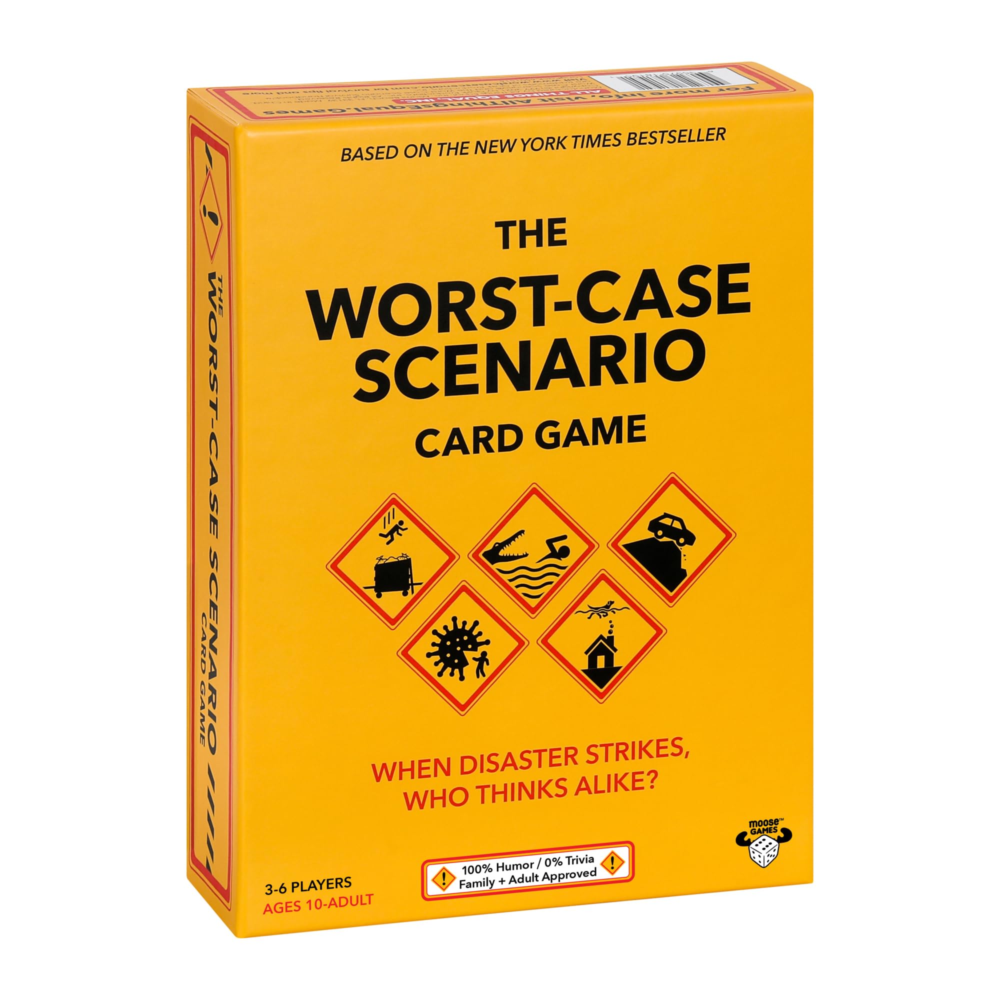 The Worst-CASE Scenario Card Game – All-New Family/Party Game for Adults and Kids 10+ | 0% Trivia and 100% Humorous Fun