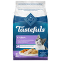 Blue Buffalo Tastefuls Kitten Food With DHA Dry Cat Food Made in the USA with Natural Ingredients, Chicken Recipe, 7-lb. Bag