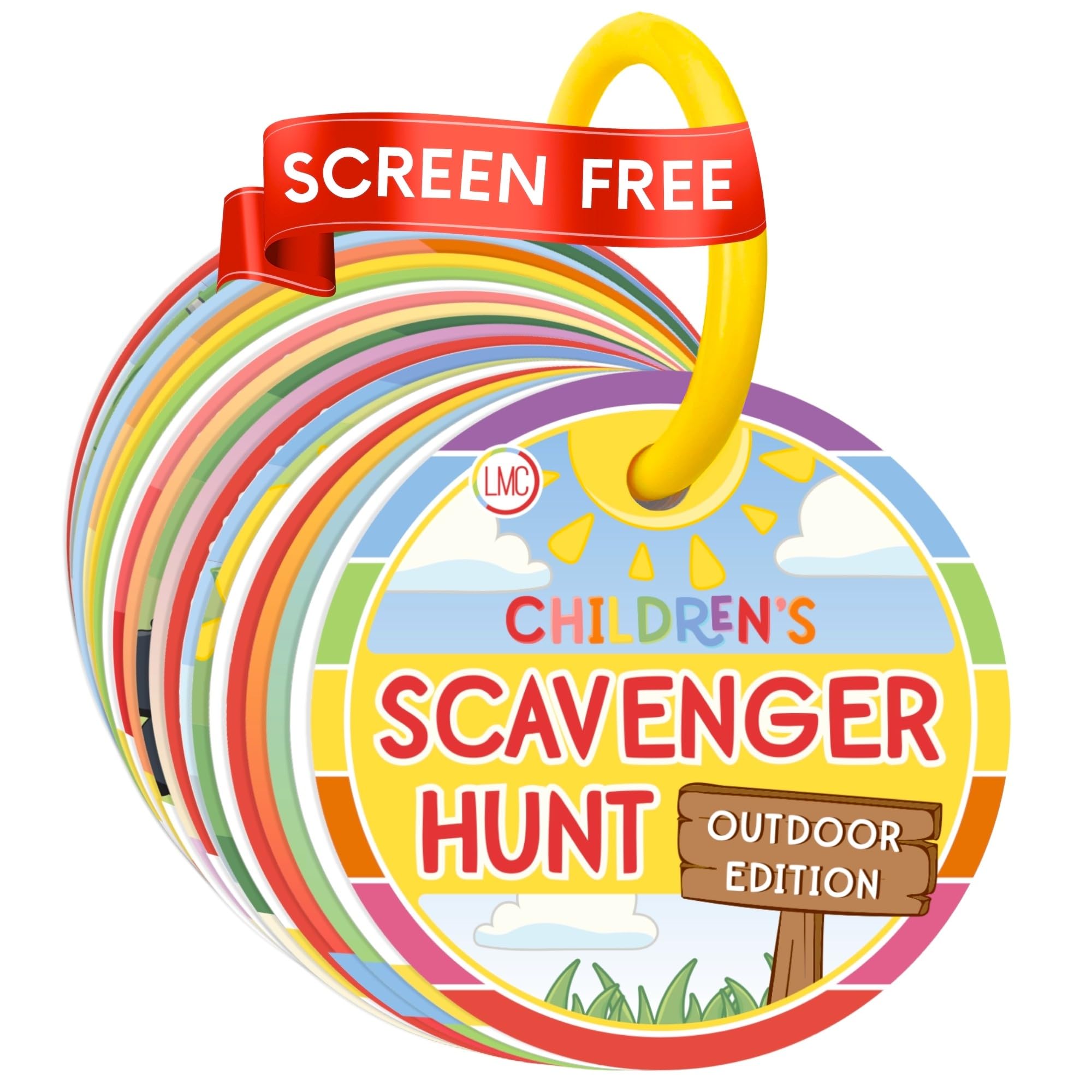 Blu Jay Children's Scavenger Hunt | Toddler Activities | Games for 2, 3 Year Old's & Up | Kids Educational Scavenger Hunt Cards (Outdoor Edition)