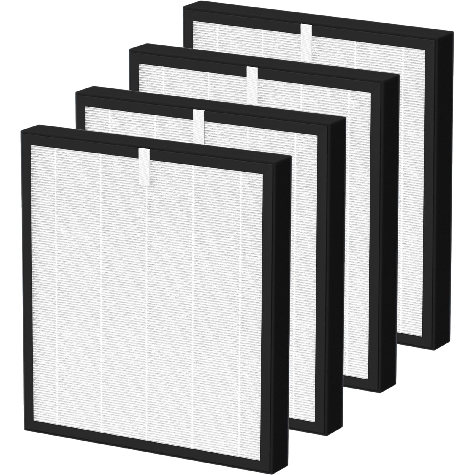 TZ-K2 True HEPA Replacement Filter Compatible with ToLife TZ-K2, 3-in-1 H13 Activated Carbon TZ-K2-A Filter, 4 Pack