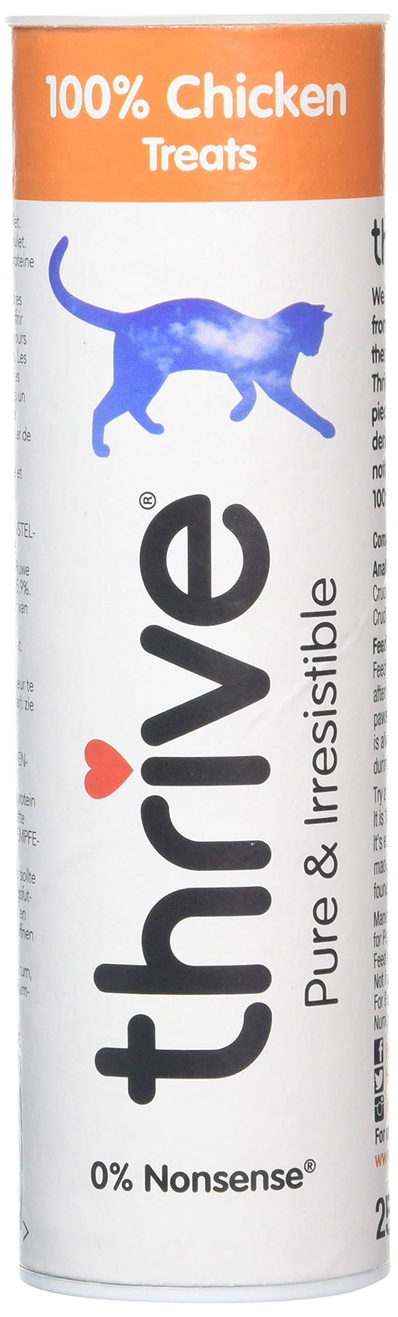 thrive Cat 100% Chicken Treats 25g (Pack of 4)