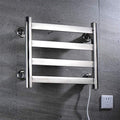 Heated Towel Rail Rails Electric Towel Warmer Bathroom Towel Warmer Wall Mounted Electric Towel Rack Simple and Luxurious Let You Not Feel The Wet and Cold of Towel (Size : Plu