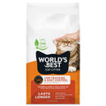 WORLD'S BEST CAT LITTER Low Tracking & Dust Control Multiple Cat Unscented 15-Pounds - Natural Ingredients, Quick Clumping, Flushable & Made in USA - Long-Lasting Odor Control & Easy Scooping