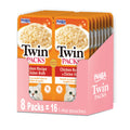 INABA Twin Packs for Cats, Side Dish/Topper Pouch, 1.4 Ounces per Serving, 16 Servings, Chicken Recipe in Chicken Broth