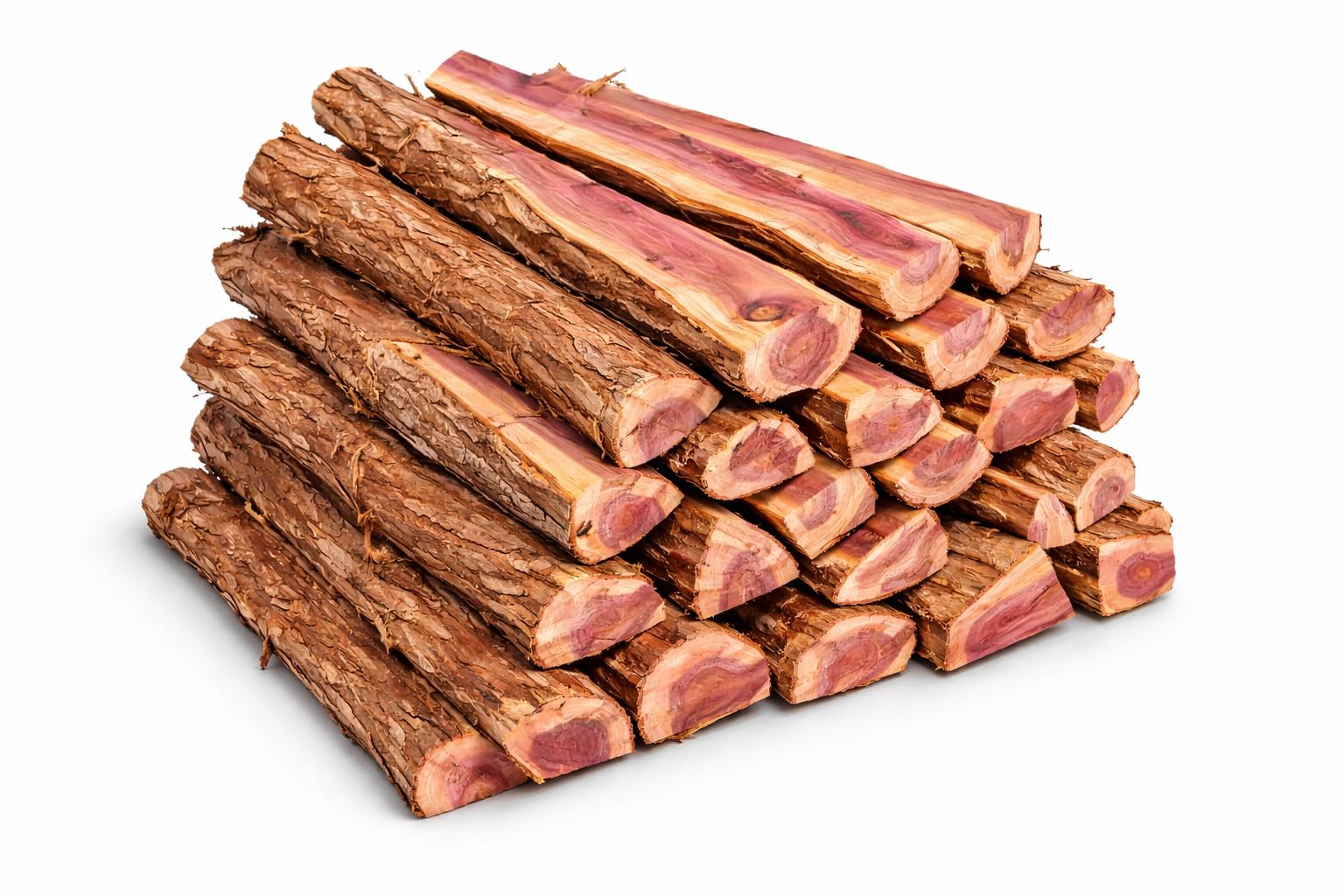 SparkleWood Aromatic Cedar Firewood – Premium Fragrant Firewood – Easy Lighting, Clean Burning – Fire Pit, Fireplace & Outdoor Cooking