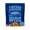 Finfare Freeze Dried Salmon Skin Bites, Grain Free Crunchy Salmon Cat Treats, High Protein & Omega-3s for Skin & Coat Health, Crafted in USA, 1.3oz