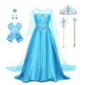 Princess Dress for Girls Luxury Princess Dress Up Halloween Cosplay Princess Costume Fancy Dress Birthday Outfit