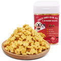 Dancing Tail Freeze Dried Quail Egg Yolk & Cranberry Cube Cat & Dog Treats Biscuits, Dehydrated Healthy Tasty Snack for Training 2.5 Ounce
