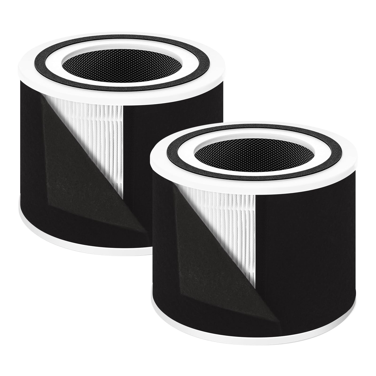 Core 300 Replacement Filter for LEVOIT Core 300/S, Core 300P/S-P | 4 Stage Filtration, Dual Carbon, Washable Carbon Pre-Filter, Noise Reduction