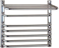 Bathroom Wall Heater Electric Towel Warmer and Drying Rack Wall Mounted, Plug in/Hardwired Heated Towel Rack Stainless Steel 23.62 X 19.68 X 7.68 Inch,Plug in Interes,