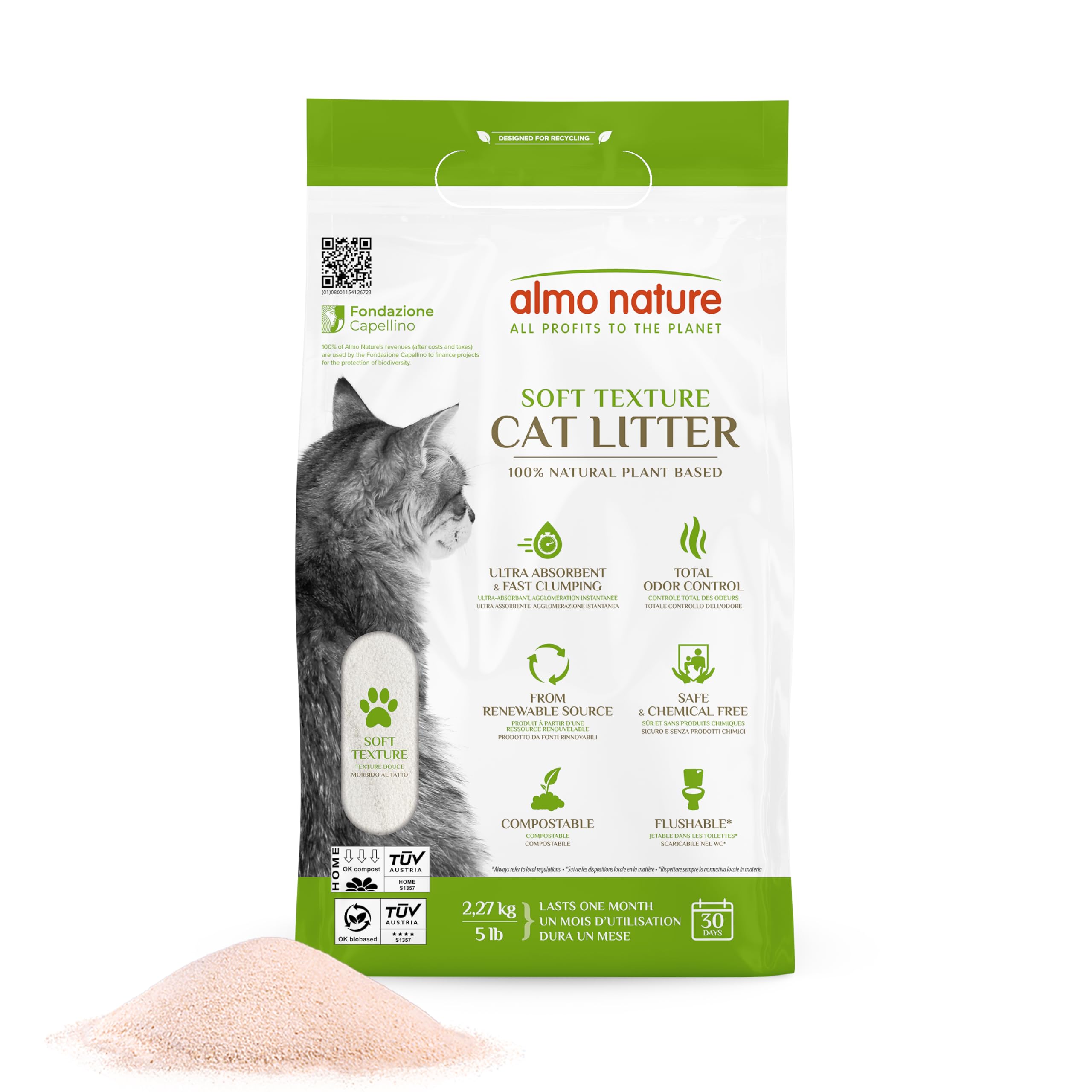 almo nature Cat Litter 2,27 Kg/5 lb (76)