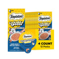 Temptations Lickable Spoons, Soft Lickable Cat Treats, Adult Wet Cat Treats, Salmon Flavor with Chicken Chunks, 4 Spoons, Pack of 12 (48 Total)