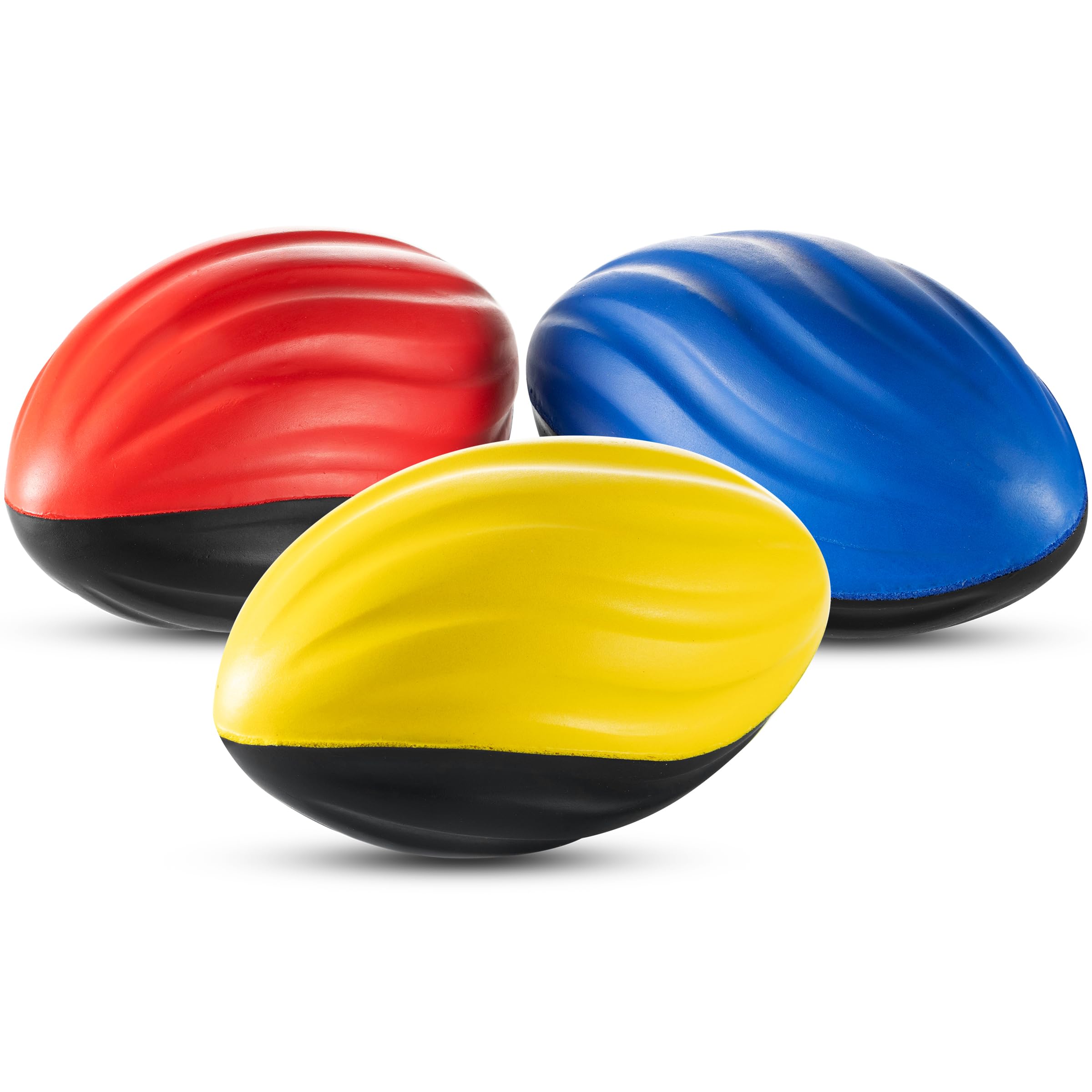 Bedwina 5" Mini Foam Football - Small Toy Footballs for Indoor and Outdoor Play, Spiral Foam Sports Birthday Football Party Favors for Kids