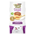 Purina Fancy Feast Layered Delights Chicken Mousse Topped with Flaked Skipjack Tuna Gourmet Wet Cat Treats - 1.96 oz. (Pack of 8)