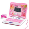 LESHITIAN Kids Laptop - 80 Learning Activities to Learn Alphabet, Words, Mathematics, Play Games and Music - Educational Learning Computer for Kids Ages 5+