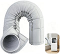 Air Conditioner Hose Insulation Cover, Portable Air Conditioner Hose Cover Wrap, Zipper Insulated AC Hose Sleeve for 5.1" & 5.9" Exhaust Hose