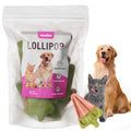 Freeze-Dried Dog & Cat Treats with Watermelon Shapes, Interactive Crunchy Snacks for Indoor Kitten, 100% Natural Chicken Traning Treats for Cat, Small & Medium Dogs, 18 Pack
