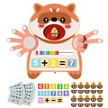 Preschool Learning Toys for Toddlers 3-5, Educational Math Finger Counting Number Blocks for Kids, Montessori STEM Sensory Toys for Toddlers 2-4, Birthday Gift for 2 3 4 Year Old Boys Girls Kids