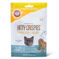 Arm & Hammer Kitty Crispies Dental Cat Treats, Baking Soda & Calcium Formula, Fights Bad Breath, Plaque & Tartar Without Brushing, Highly Digestible, Chicken Flavor, Adult Cats, 2 Oz