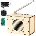 Science Kits for Kids Age 8-12 12-14, STEM Kits for Kids Age 8-10, STEM Toys Build Your Own FM Radio Kit, DIY Electronic Snap Circuits Projects Gifts for Teen Girls Boys 9 11 13 15 16+ (Classic Wood)