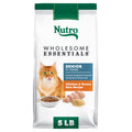 Nutro Wholesome Essentials Senior Dry Cat Food, Senior Cat Food Dry Chicken & Brown Rice Recipe, 5 lb. Bag