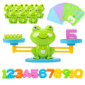 Frog Balance Counting Toys, Cool Math Learning Games for Boys and Girls, Educational Number Preschool Toy, Fun Children's Gift STEM Math Games for Kids Age 3+ (63 PCS)