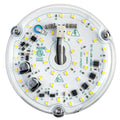 4 inch LED Retrofit Light Kit for Ceiling Fan Light Replacement Panel PCB 18W 6000K 2200LM 120V CRI90 Dimmable ETL (White 6000K)