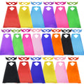D.Q.Z Superhero-Capes for Kids 20 Sets Children-Superhero Capes and Masks for Super Hero Toys Birthday Party Dress Up Costume