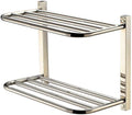 Heated Towel Rail Rails Electric Towel Warmer Rack, Hot Towel Warmer for Bathroom, Wall Mounted Heated Towel Rack Storage Shelf 304 Stainless Steel Chrome (Plugin)