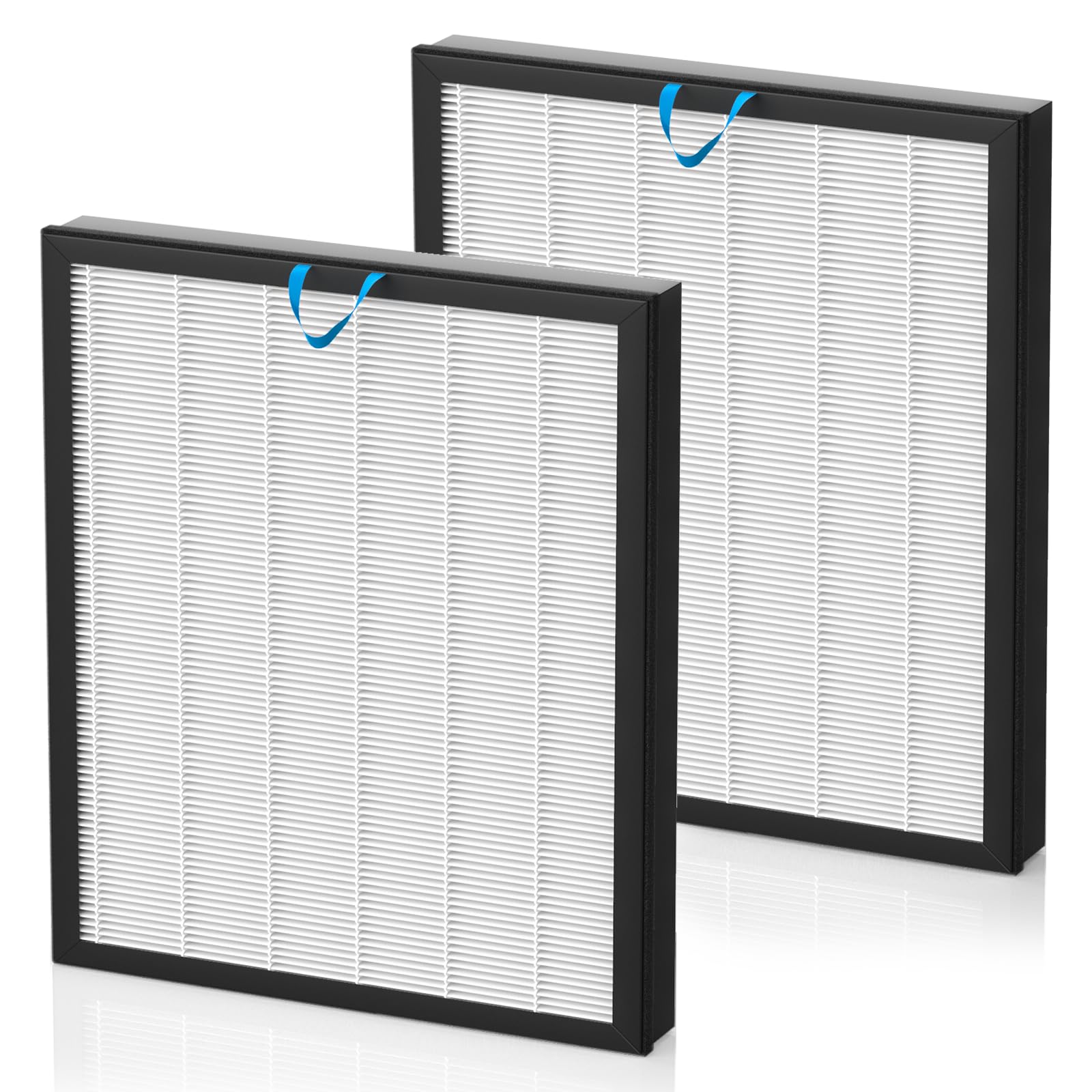2 Pack Vital 100S-P Replacement Filter Compatible with LEVOIT Vital 100S Air Purifier, 3-in-1 H13 Grade True HEPA, High-Efficiency Activated Carbon Filter, Vital 100S-RF, LRF-V102-WUS, White