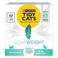 Purina Tidy Cats LightWeight?Free and Clean Unscented, Multi-Cat, Clumping, 99.9 Percent Dust Free Cat Litter - 17 lb. Box