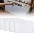 CroBlissful 4 Pcs Air Conditioner Filter Replacement,24" W x 15" H x 1/4",Window Air Conditioner Filters,Universal Window Units for Remove Dust, Pollen, Pet Odors (White)