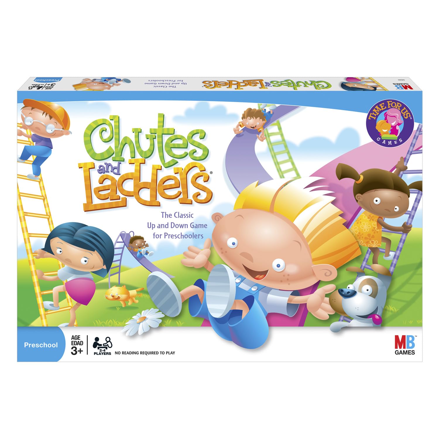 Hasbro Gaming Chutes and Ladders Board Game, 2 to 4 Players, Easter Gift for Kids, Preschool Classroom Games, Ages 3+ (Amazon Exclusive)