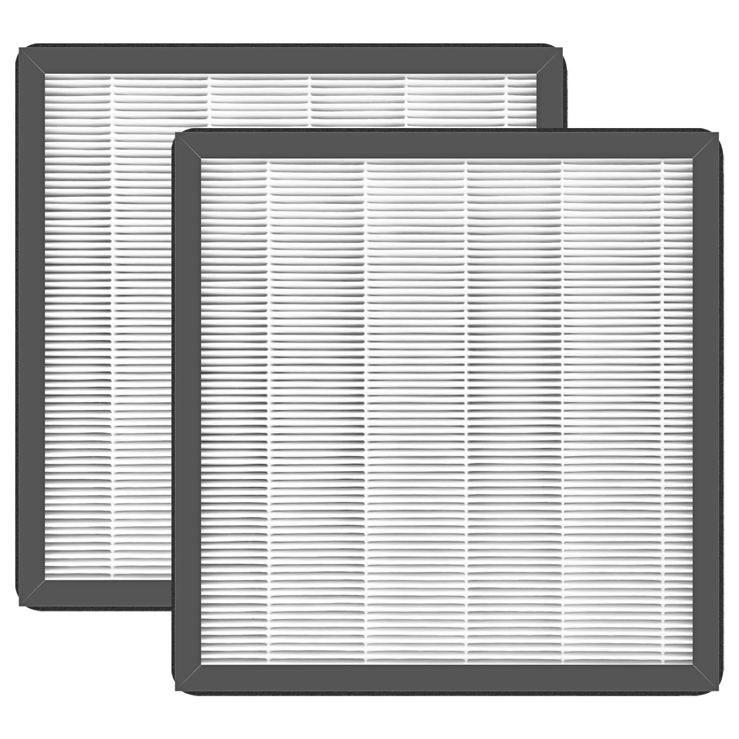 H13 Replacement Compatible with FreAire HAP605 HAP607 and for XenonLab HAP605 HAP607 Air Purifier, 2-in-1 Efficient Air Filter with Activated Carbon, 2-Pack