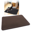XKMT- Animal Pet Supplies Cats Litter & Housebreaking 30X40 Brown Cat litter Mat Double Layer Pad Trapper Folding Pad EVA Foam Rubber