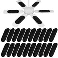 venshun 20 Pack Ceiling Fan Filters for Blades, Activated Coconut Carbon Fan Filter Pad, Universal Ceiling Air Filters Dust Catcher for Common Household Contaminants (Black-20PCS)