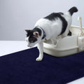 SussexHome Pets Cat and Dog Litter Mat for Litter Box - Washable Soft Cat and Dog Feeding Mat - Paws-Kind Slip Resistant Place Mat - 2' x 3'