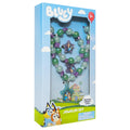 LUV HER Bluey Girl's Jewelry Set - Dress up Toy Jewelry Box Set with Bead Necklace, Bracelet and Ring - Play Accessories - Ages 3+