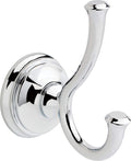 Delta Double Towel Hook for Bathroom or Kitchen| Polished Chrome | Cassidy Accessories