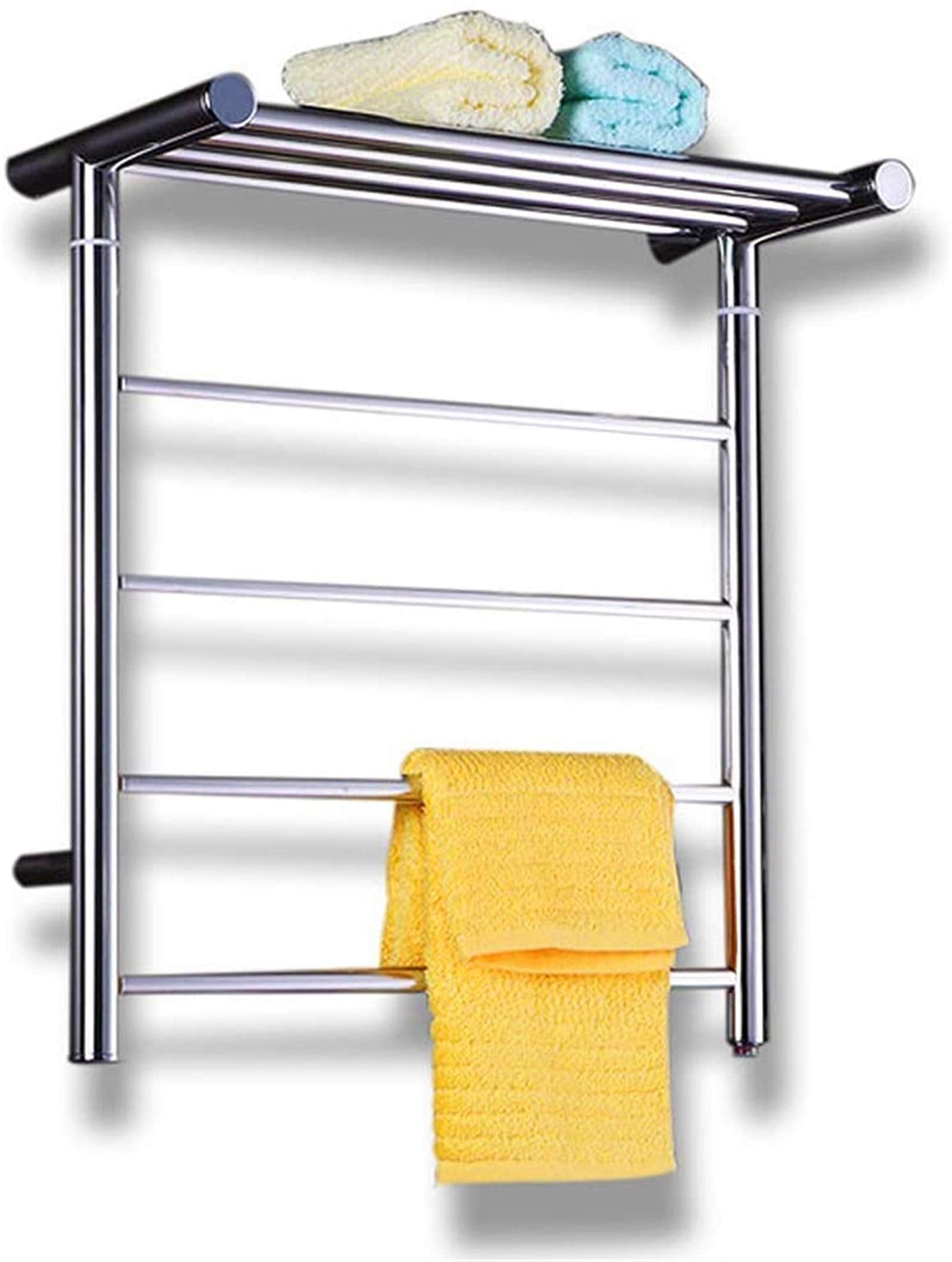 Bathroom Wall Heater Towel Warmer Electric Towel Drying Rack Constant Temperature Stainless Steel Polishing Radiator Smart Bathroom Heating Towel Rod