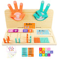 Learning Toys 3-5, Educational Toys with Number Flash Card for 3+ Year Old, Montessori Number Math Manipulatives, Preschool Kindergarten School Supplies, Birthday Gifts for 3 4 5 6 yr Old Kids