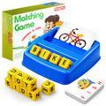 HahaGift Educational Toys for 3-5 Year Old Boy Girl Gifts, Matching Letter Learning Games Activities, Ideal Christmas Birthday Gift for Toddler Kids Age 3 4 5 6 7 Year Olds Boys Girls