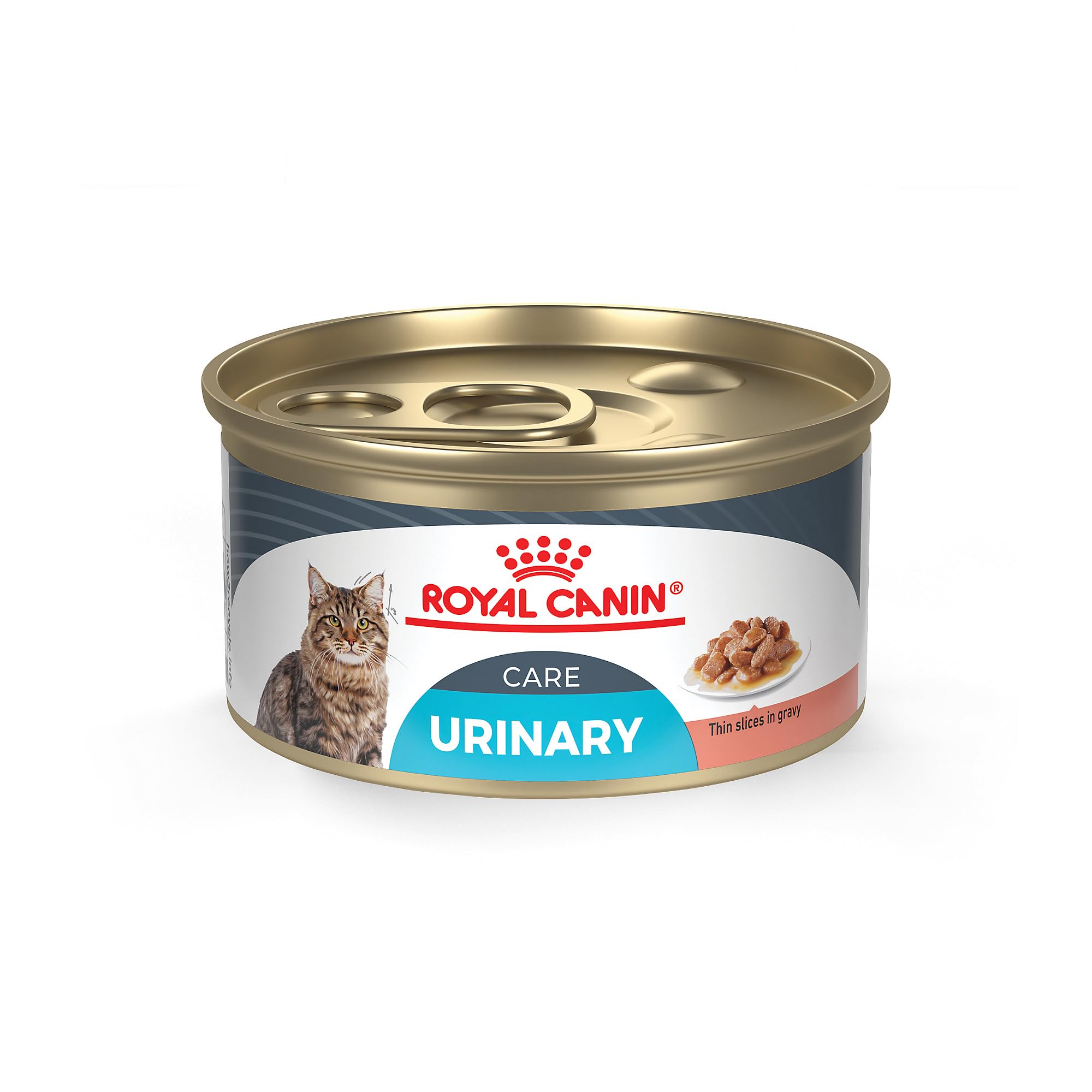 Royal Canin Feline Care Nutrition Urinary Care Adult Thin Slices in Gravy Cat Food, 3 oz (Pack of 24)