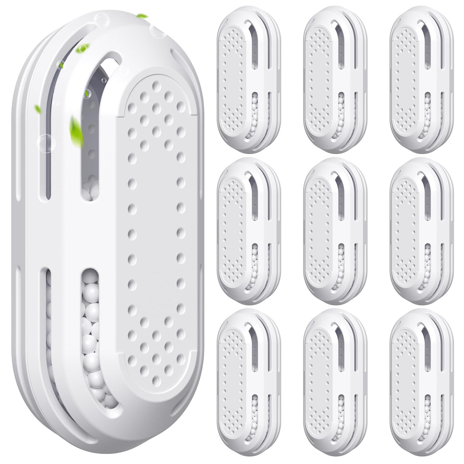 ShufudeJa 10 Pack Humidifier Demineralization Cartridge Compatible with LEVOIT Top Fill Humidifiers, Classic 160, LV600S, OasisMist 450S, OasisMist 1000S, Calcium and Magnesium Ion Softening, White