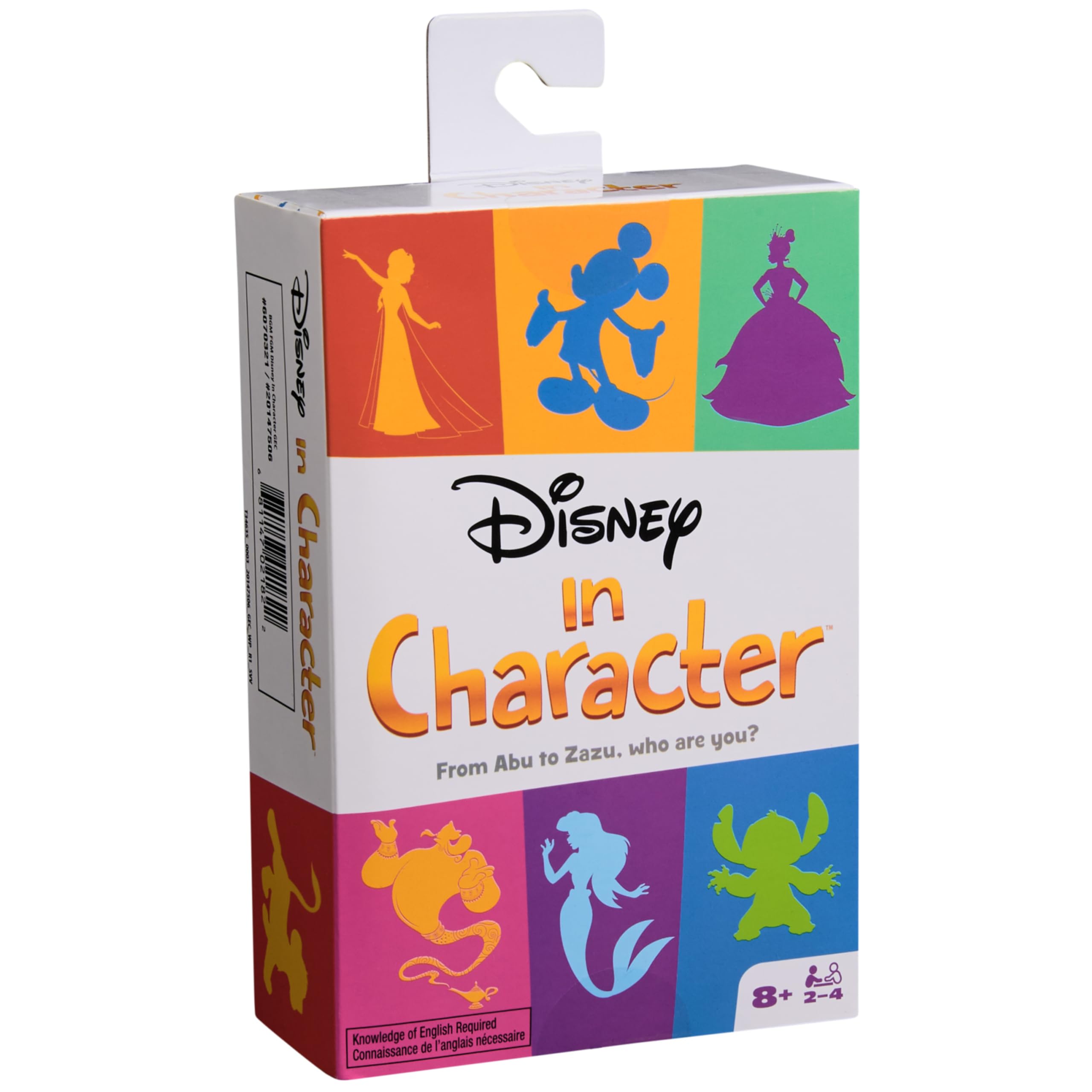 Spin Master Games, Disney in Character Card Game, Interactive Charades, Disney Trivia & More for Hilarious Family Fun, Indoor Activity, 2-4 Players, for Ages 8 & Up