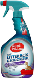 Simple Solution Cat Litter Deodorizer, Litter Box Odor Eliminator, Cat Urine Remover, Kitten Supplies, Pee Cleaner, Pet Odor Eliminator, 32 Ounces