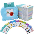 MAYAPHILOS 510 Words Alphabet Talking Flash Cards for 3-8 Years Toddlers, Educational Learning Interactive Toy for Boys Girls Kids Birthday Gifts, Preschool Montessori Speech Therapy Autism Toys Blue