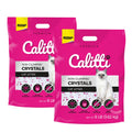 Calitti Premium Crystal Cat Litter – Ultra Absorbent & Maximum Odor Control – 99.9% Dust-Free, Low Tracking, Non-Clumping Silica Gel – Unscented – 16 lb (2 x 8 lb Packs)