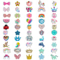 SOTOGO 50 Pieces Little Girl Rings Jewelry Rings Girl Pretend Play Rings and Dress up Rings, Little Girls Gift